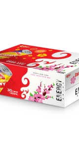 Carton Yummy Energy Happy New Year