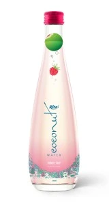 Fresh fruit drinks Coconut water glass bottle