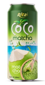 Canned Coconut Water Matcha For Energy