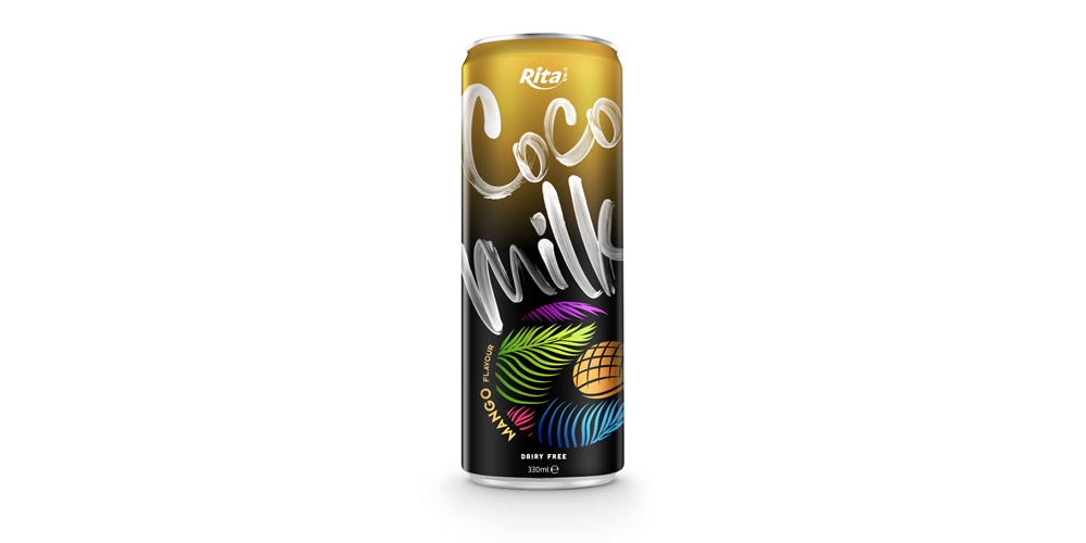 Coco Milk have mango flavour in tin can 330ml