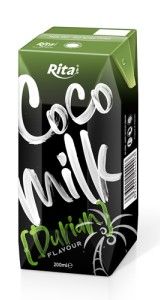 Coco Milk with durian in aseptic 200ml