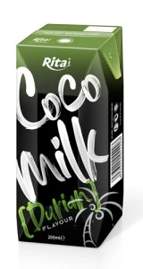 Coco Milk with durian in aseptic 200ml