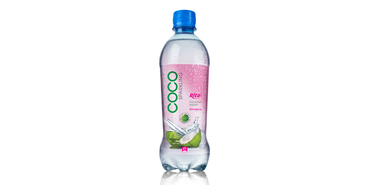 Coco Sparkling strawberry flavour 450ml