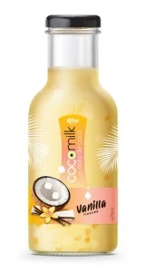 Best Coconut milk drink with nata coco Vanilla flavor