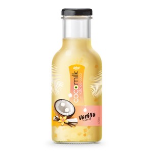 Coco milk with nata coco 470 glass Vanilla