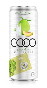 Coco water pulp with melon 330ml