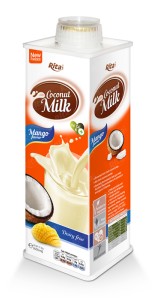 Fruit juice brands Coconut milk mango 600ml