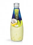 Coconut milk with  banana flavor 290ml glass bottle 