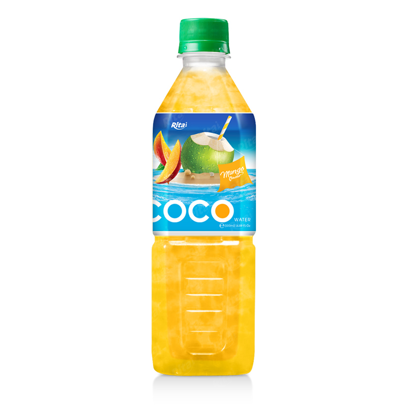 Coconut water with mango flavor  500ml Pet bottle 2