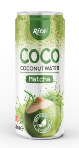 Coco 100% Coconut Water Matcha Flavour OEM/ODM