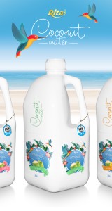 Juice packaging design Bottle PP Coconut water 
