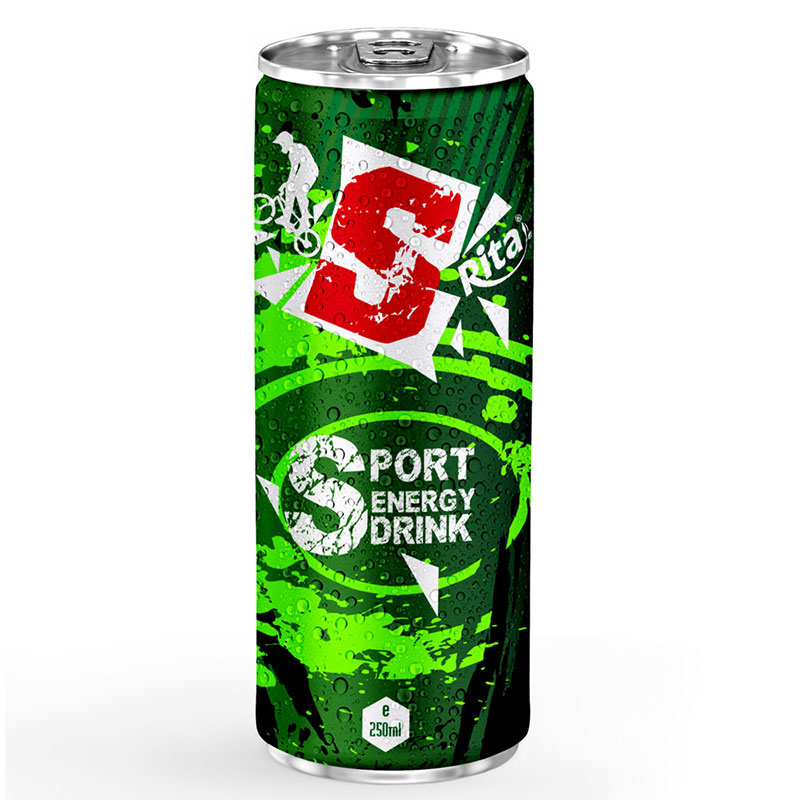 Energy drink 250ml aluminum cannedsport
