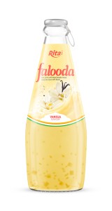 Wholesale 290ml Glass Bottle Falooda Vanilla Flavor Wholesale 290ml Glass Bottle Falooda Vanilla Flavor