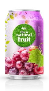 330ml Alu  can Tropical Grape drink 