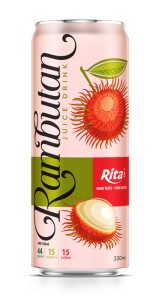 High quality NFC 320ml Rambutanfruit juice drink
