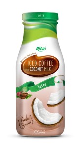 Ice coffee coconut milk 280ml glass bottle Ice coffee coconut milk 280ml glass bottle