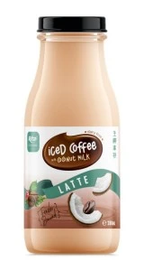 Iced Coffee Coco Milk Latte 280ml Glass