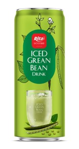 Wholesale Iced Green Bean Drink 320ml Alu Can