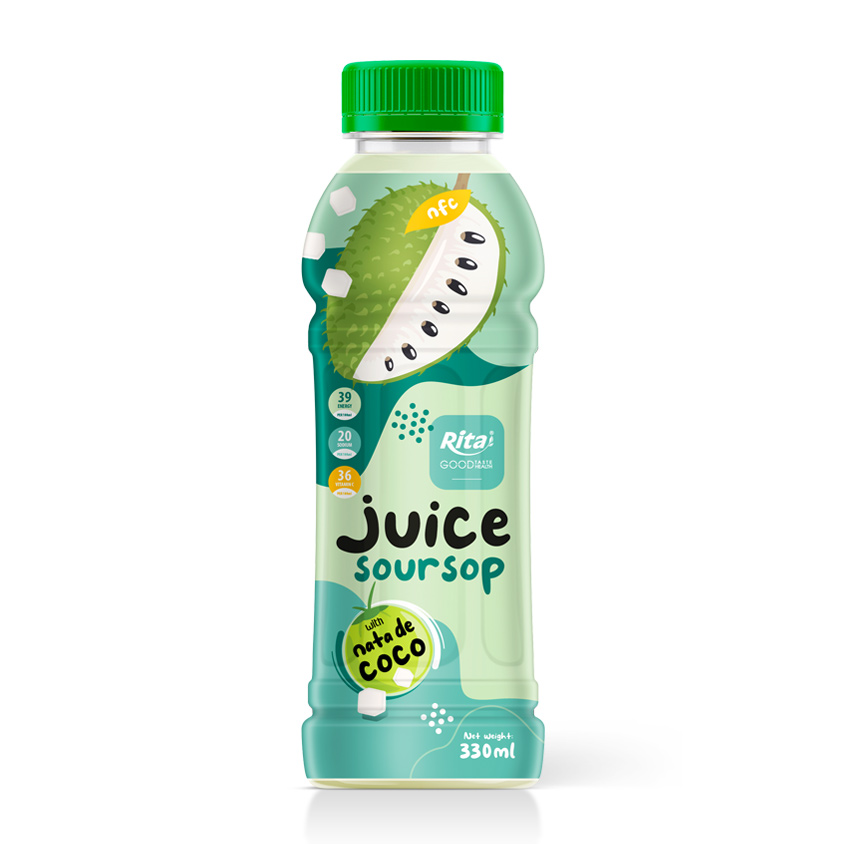 Juice with nata de Coco 330ml Pet 01
