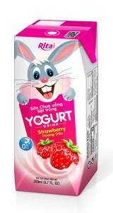 Kids Yogurt with strawberry flavor 200ml