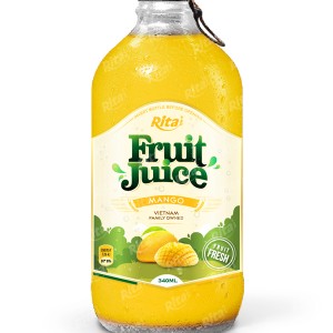 Mango fruit juice 340ml glass bottle 