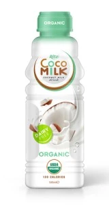 Manufacturing Suppliers Organic Coco milk 500ml PP bottle