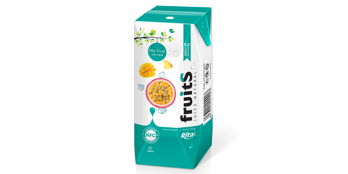 Mix fruit juice Prisma Tetra pak 200ml 