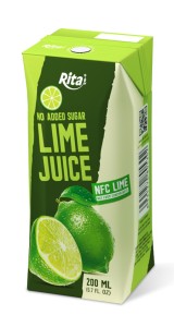 No sugar Limejuice 200mlaseptic