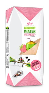 aseptic 200ml Coconut water with strawberry aseptic 200ml Coconut water with strawberry