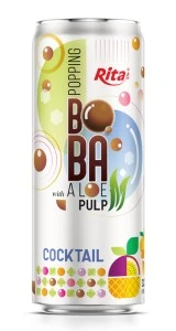 Best Selling 320ml Sleek Can Cocktail Flavored Bubble Tea
