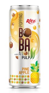 320ml Sleek Can Pineapple Flavored Bubble Tea 320ml Sleek Can Pineapple Flavored Bubble Tea