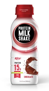 Protein Milk Shake with Chocolate flavor 330ml PP bottle 11.16 fl oz