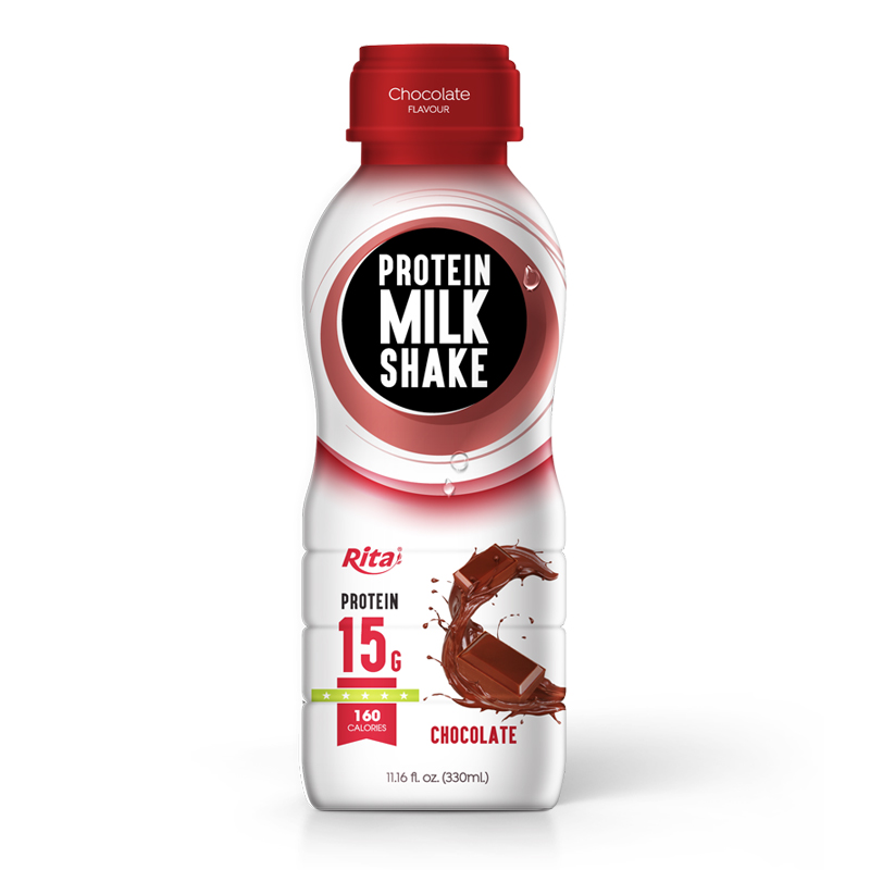 Protein Milk Shake with Chocolate flavor 330ml PP bottle 11.16 fl oz