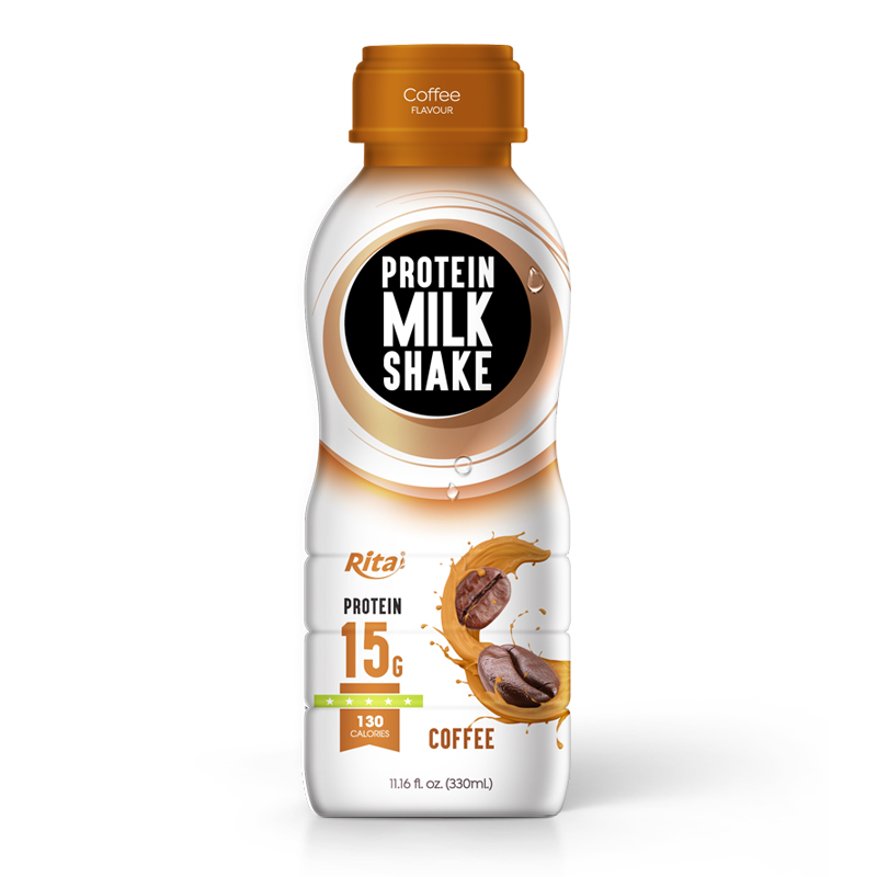 Protein Milk Shake with Coffee flavor 330ml PP bottle 11.16 fl oz
