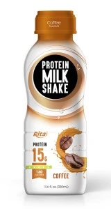 Protein Milk Shake with Coffee flavor 330ml PP bottle (11.16 fl oz)