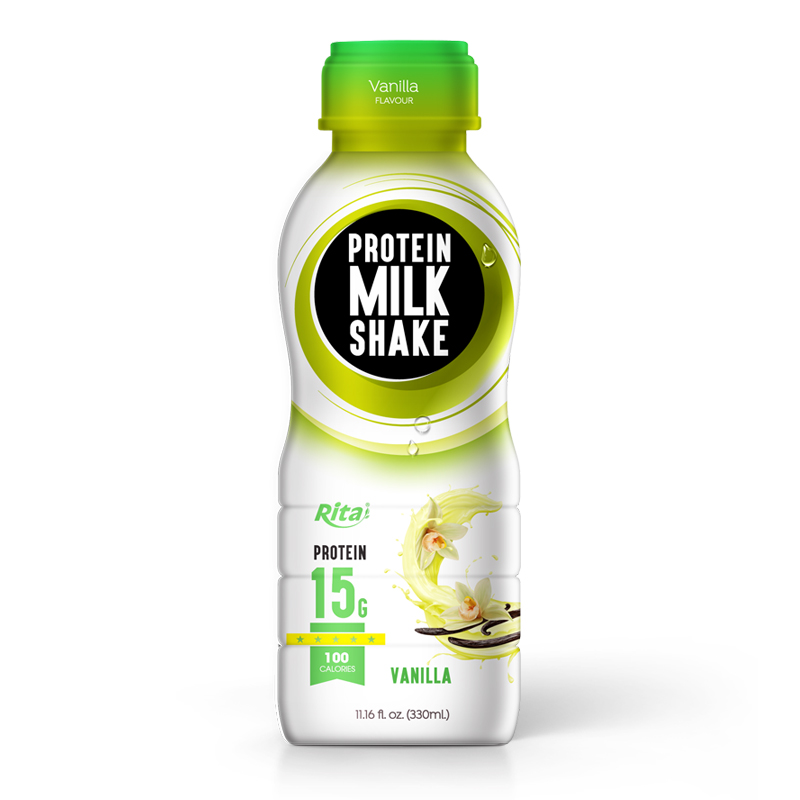 Protein Milk Shake with Vanilla flavor 330ml PP bottle 11.16 fl oz