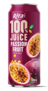 Rita 100% NFC PassionFruit Juice with Pulp 16.5 Fl Oz Cans