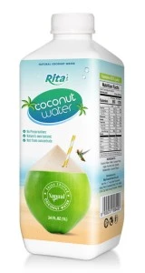 Rita Natural Coconut Water 1L PP Bottle  Square Shape Design