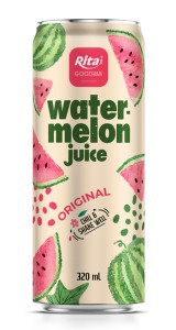 Rita Original Watermelon Juice 320ml Sleek Can Rita Original Watermelon Juice 320ml Sleek Can