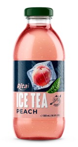 Peach Ice Tea Drink 16.9 fl oz Glass Bottle Peach Ice Tea Drink 16.9 fl oz Glass Bottle