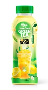 Rita Popping Boba Green Tea with Lemon Flavor