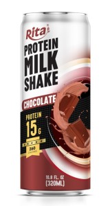 Protein Milkshake Chocolate Flavor Rich Cocoa High Protein Drink