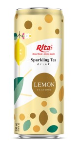Sparkling Tea drink lemon flavour 330ml sleek canned near me