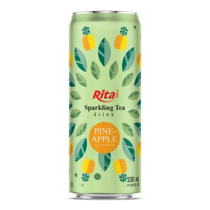 Sparkling Tea drink pineapple flavour 330ml sleek can near me