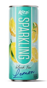 Sparkling drink fruit lemon and black tea 250ml cans Sparkling drink fruit lemon and black tea 250ml cans