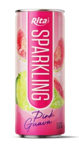 Sparkling drink fruit pink guava 250ml cans Sparkling drink fruit pink guava 250ml cans