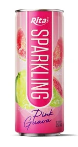 Sparkling drink fruit pink guava 250ml cans