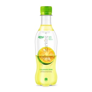 Sparkling fruit calamansi flavor 400ml Pet bottle rita web