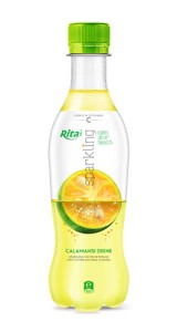 Sparkling fruit calamansi flavor 400ml Pet bottle rita web