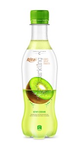 Sparkling fruit kiwi juice flavor 400ml Pet bottlerita web